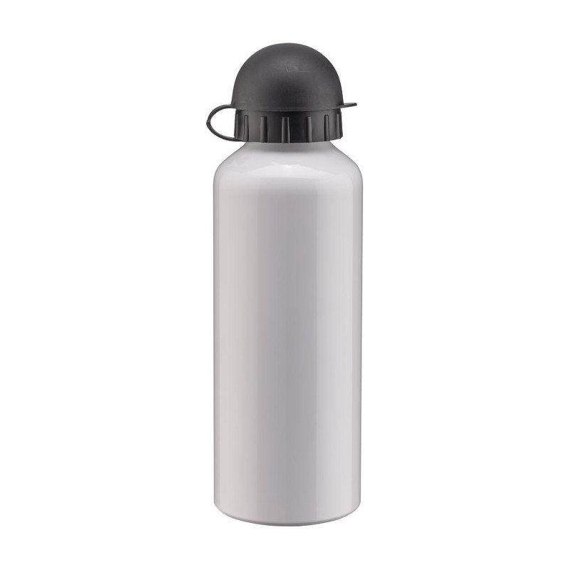 Botella de aluminio con tapón de plástico, 500ml. Adecuado para impresión por sublimación