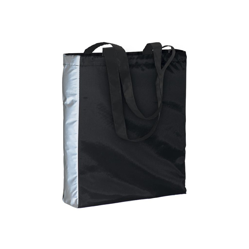 Bolsa shopper de poliéster con lado reflectante