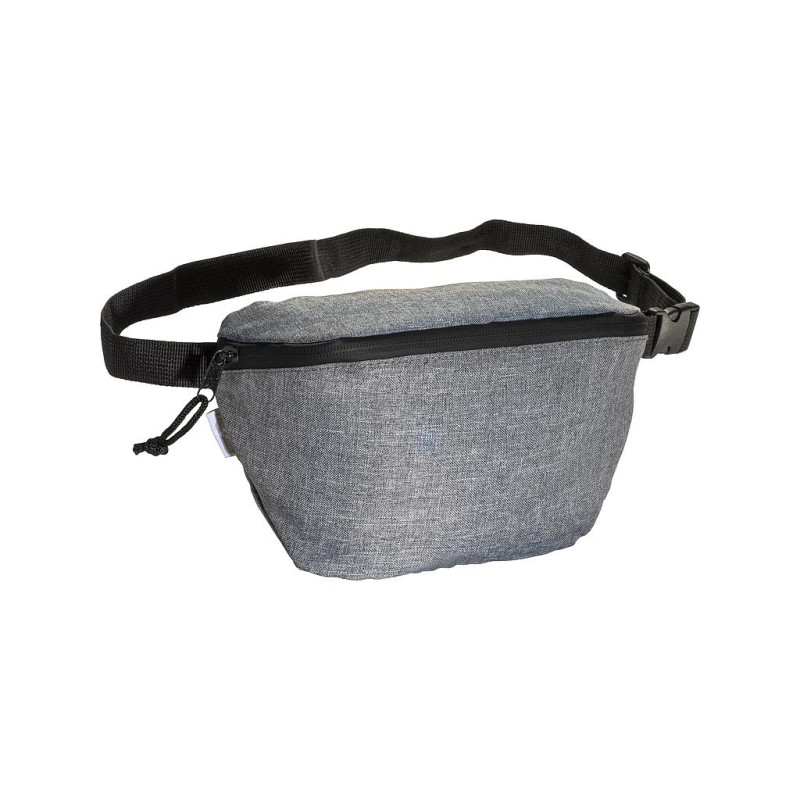 Riñonera de R-PET, bolsillo delantero con cremallera