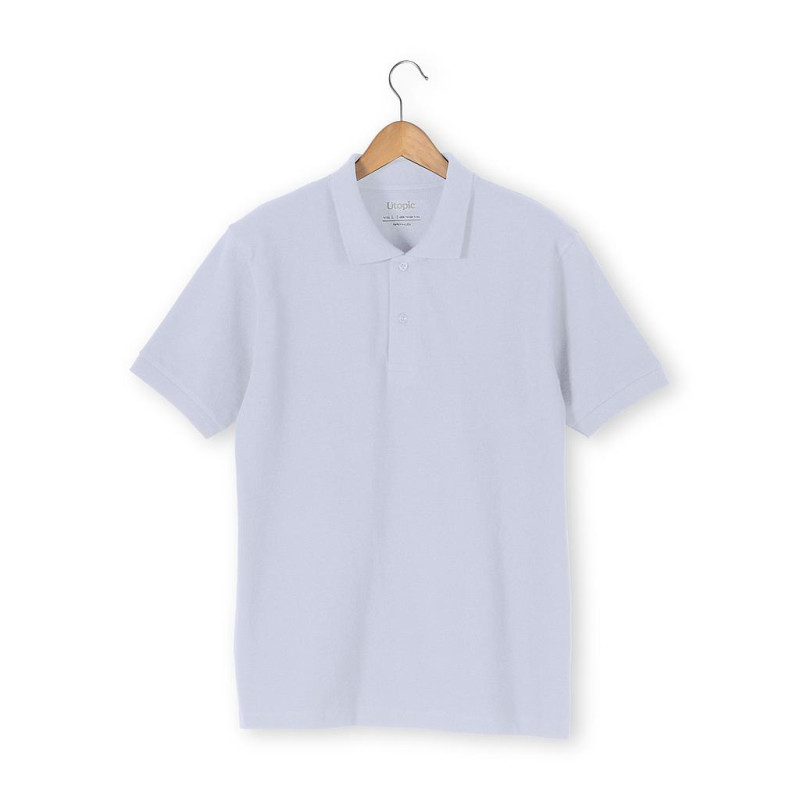Polo de piqué de algodón reciclado (tallas xs a xxl)
