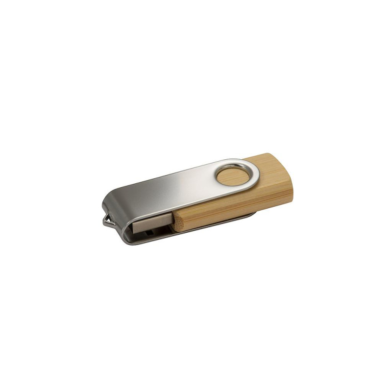 Memoria USB en bambú y metal 4Gb
