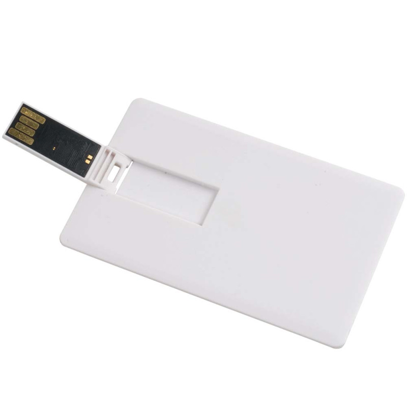 Memoria USB 2.0 de plástico de 8 GB en forma de tarjeta de crédito