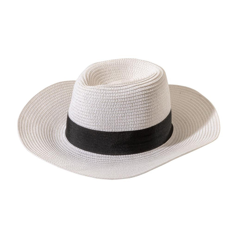 Sombrero de paja con elástico de 3 cm aplicable y personalizable