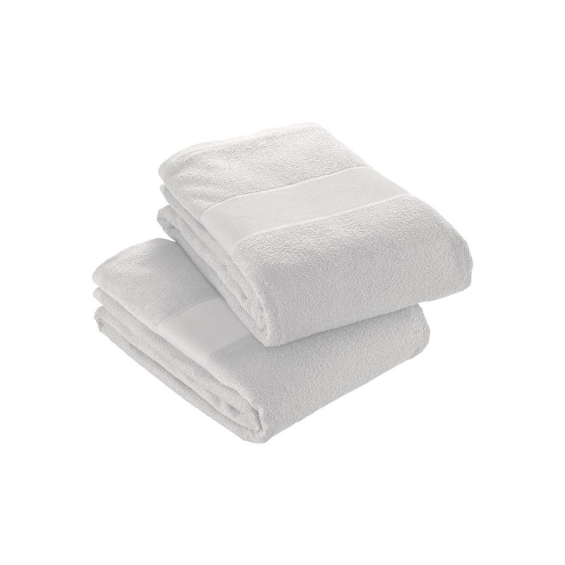 Toalla de algodón con banda blanca 30x50 cm