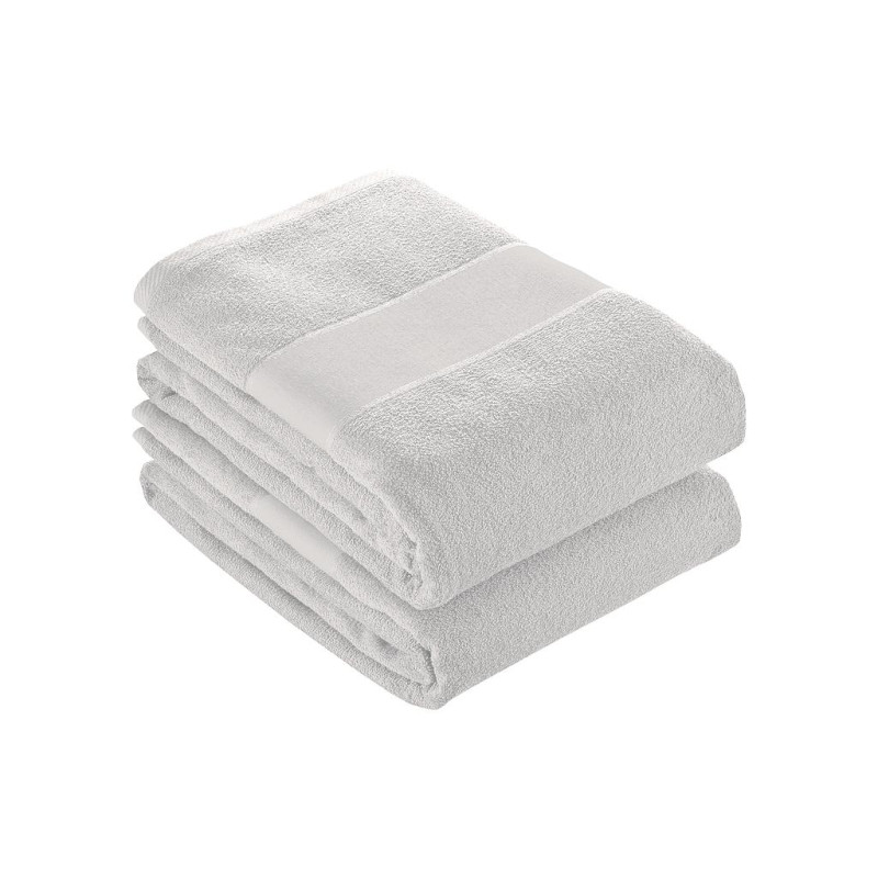Asciugamano 100% cotone 400 g/m2 bianco 50x100