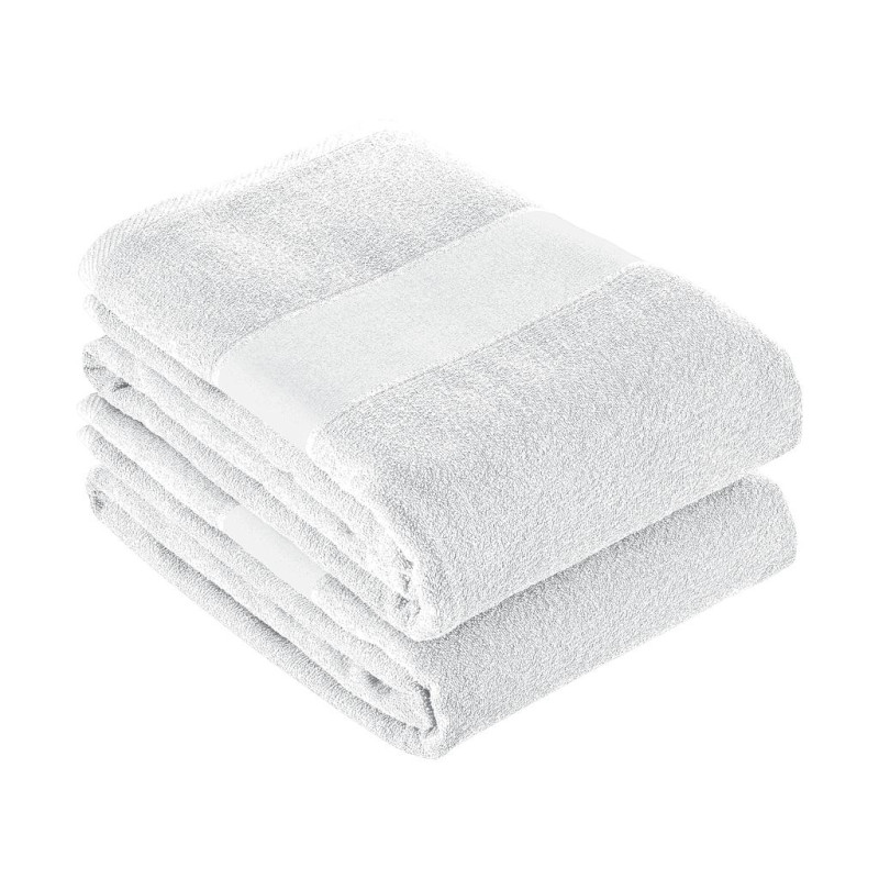 Asciugamano 100% cotone 400 g/m2 bianco 70x140