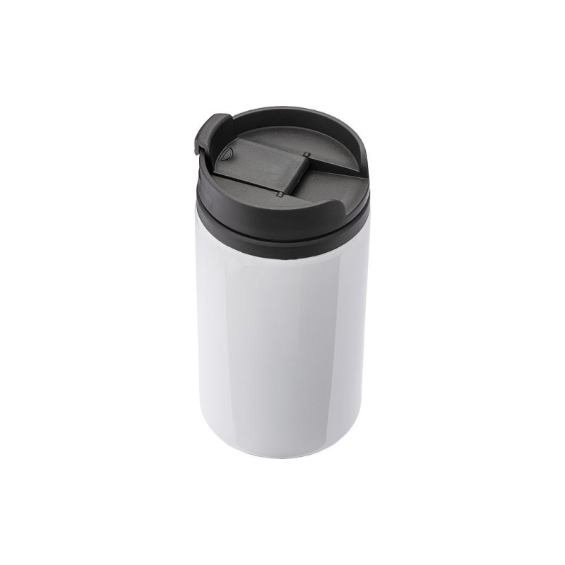 Vaso exterior metálico con interior y tapón de PP