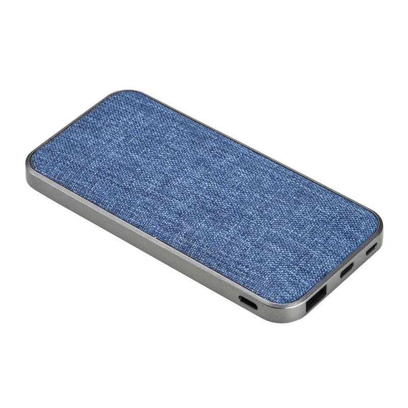 Banco de energía en R-PET 4000mah. Entrada: DC5V/2A, salida: 5V/2A con indicador lumin