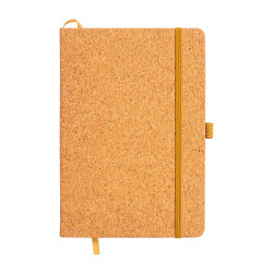 Libreta de corcho, hojas...