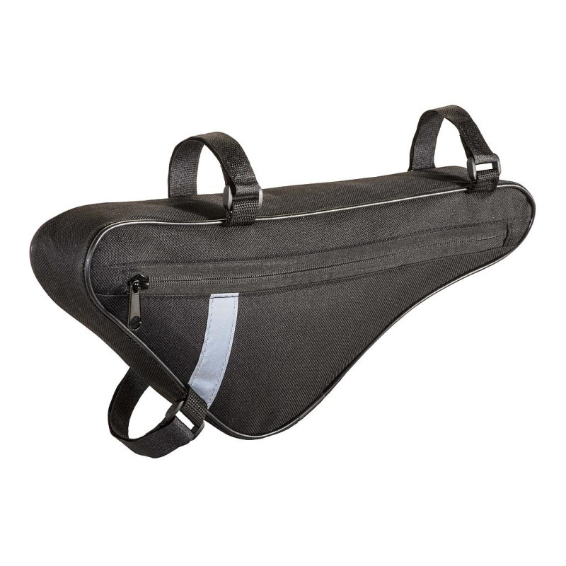 Bolsa para bicicleta en poliéster 600D, con velcro y banda reflectante