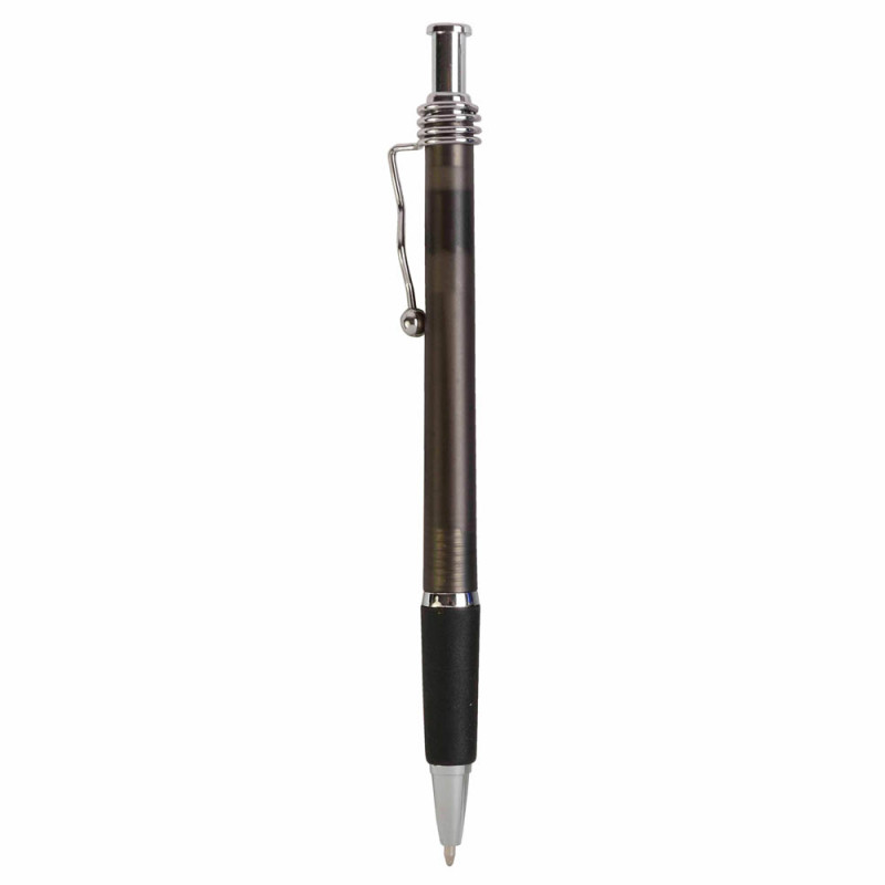 Bolígrafo con clip de metal y antideslizante