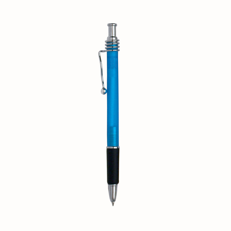Bolígrafo con clip de metal y antideslizante