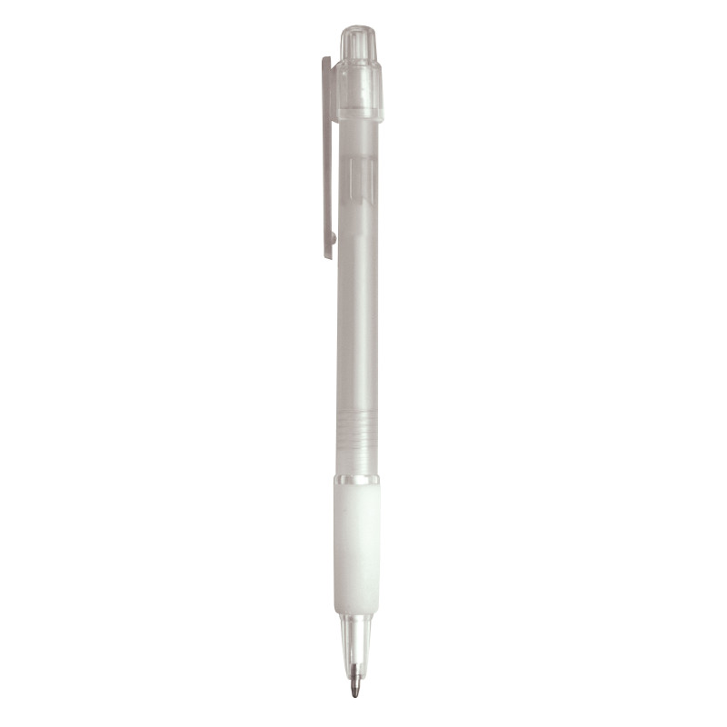 Bolígrafo de plástico con antideslizante.