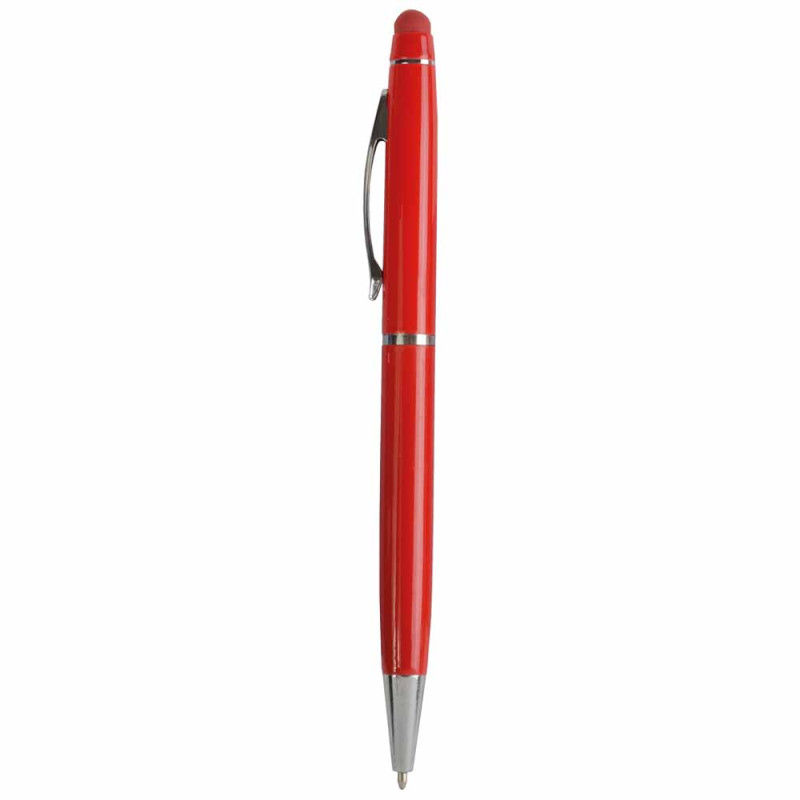 Boligrafo de metal con goma para pantalla tàctil