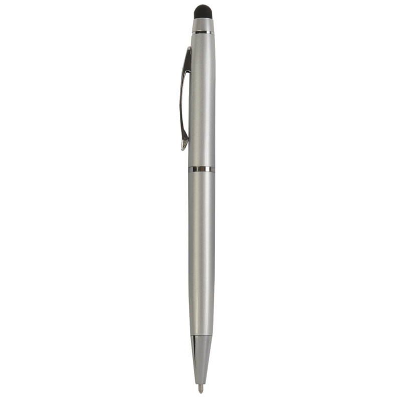 Boligrafo de metal con goma para pantalla tàctil