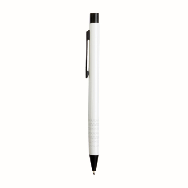 Aluminum push button ball pen