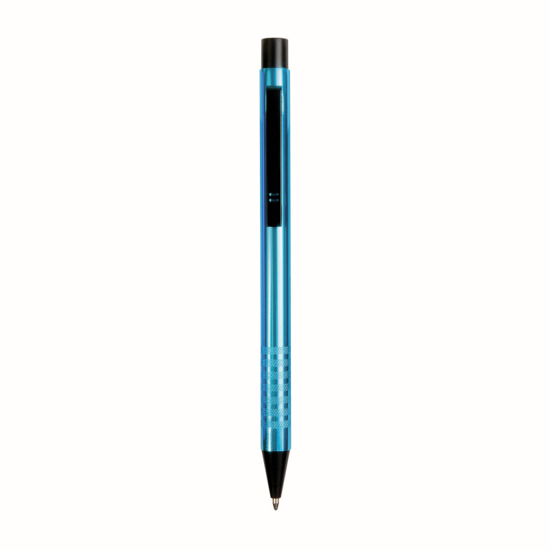 Aluminum push button ball pen