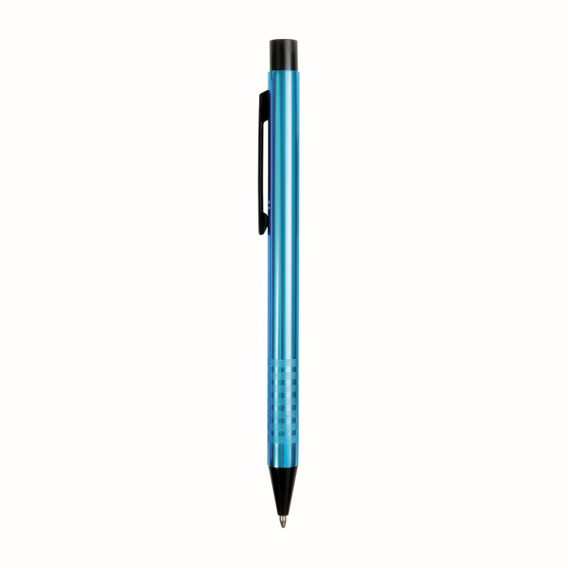 Aluminum push button ball pen