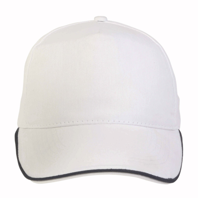 Gorra de algodón con cierre hebilla.