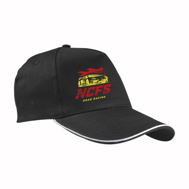 Gorra de algodón con cierre hebilla.