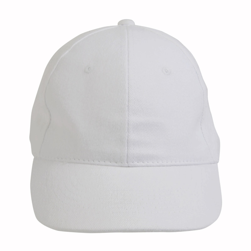 Gorra de 6 paneles de algodón con cierre velcro