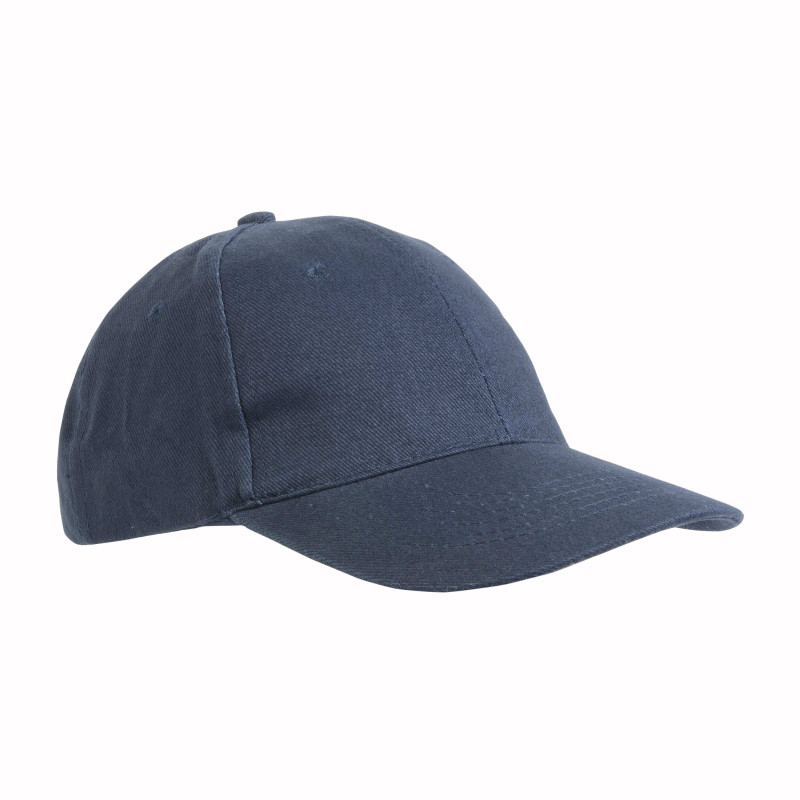 Gorra de 6 paneles de algodón con cierre velcro