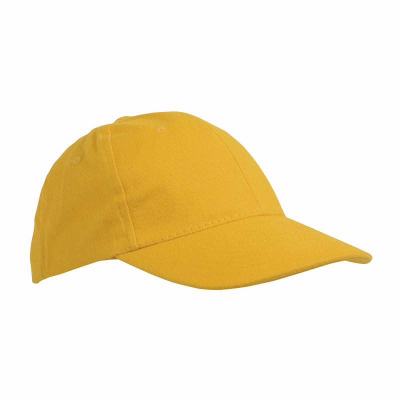 Gorra de 6 paneles de algodón con cierre velcro