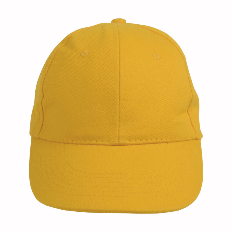 Gorra de 6 paneles de algodón con cierre velcro