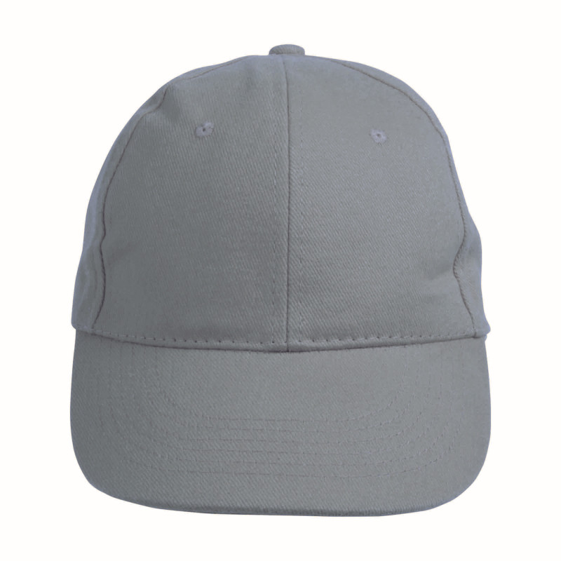 Gorra de 6 paneles de algodón con cierre velcro