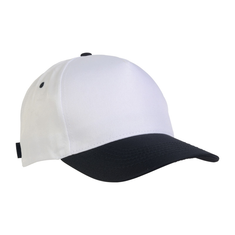 Gorro de poliéster, 5 paneles y ajuste de velcro