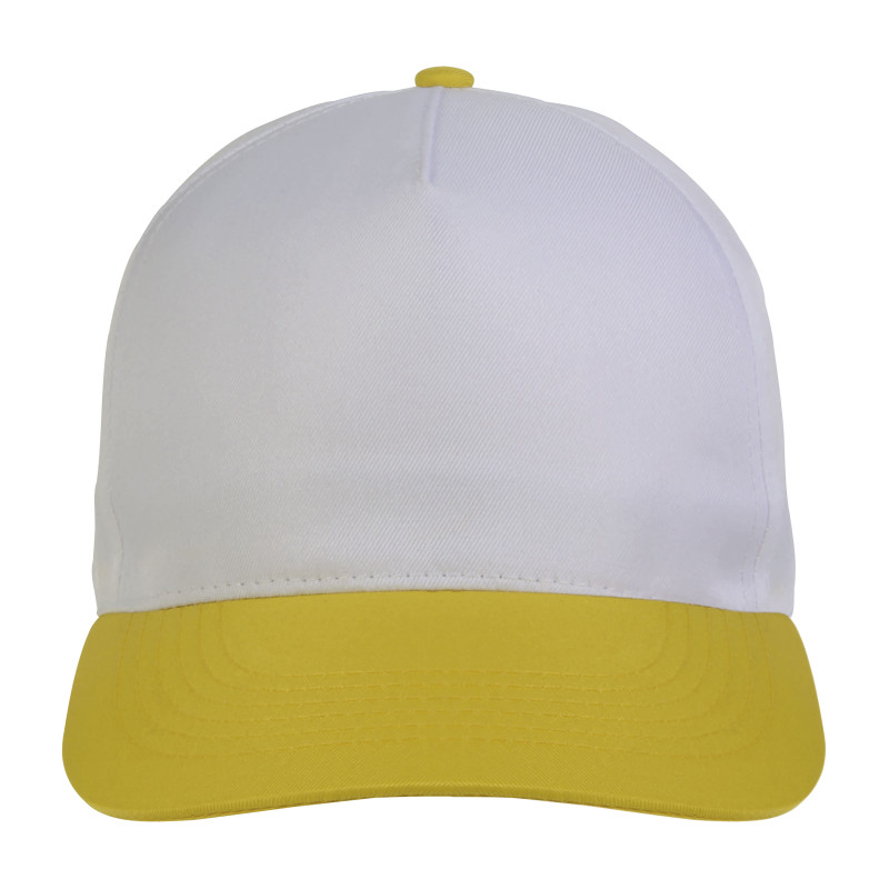 Gorro de poliéster, 5 paneles y ajuste de velcro