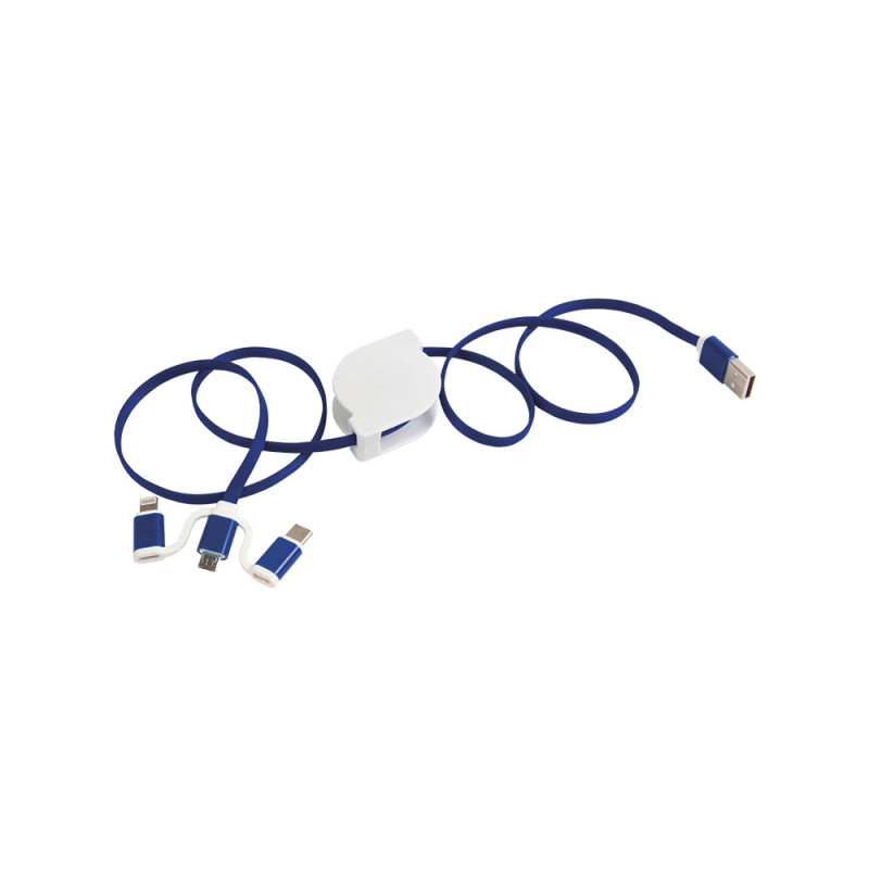 Cable de recarga USB de tipo C/ lightining / micro USB / micro USB retractil