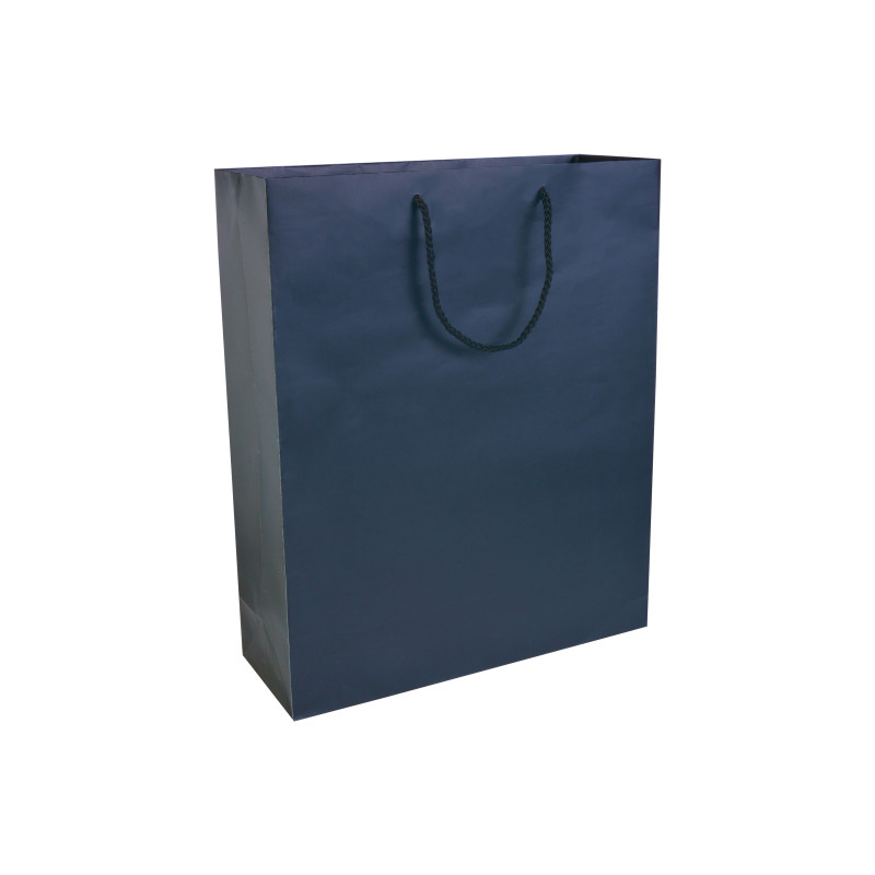 Bolsa de papel laminado mate  22x10x29  cm