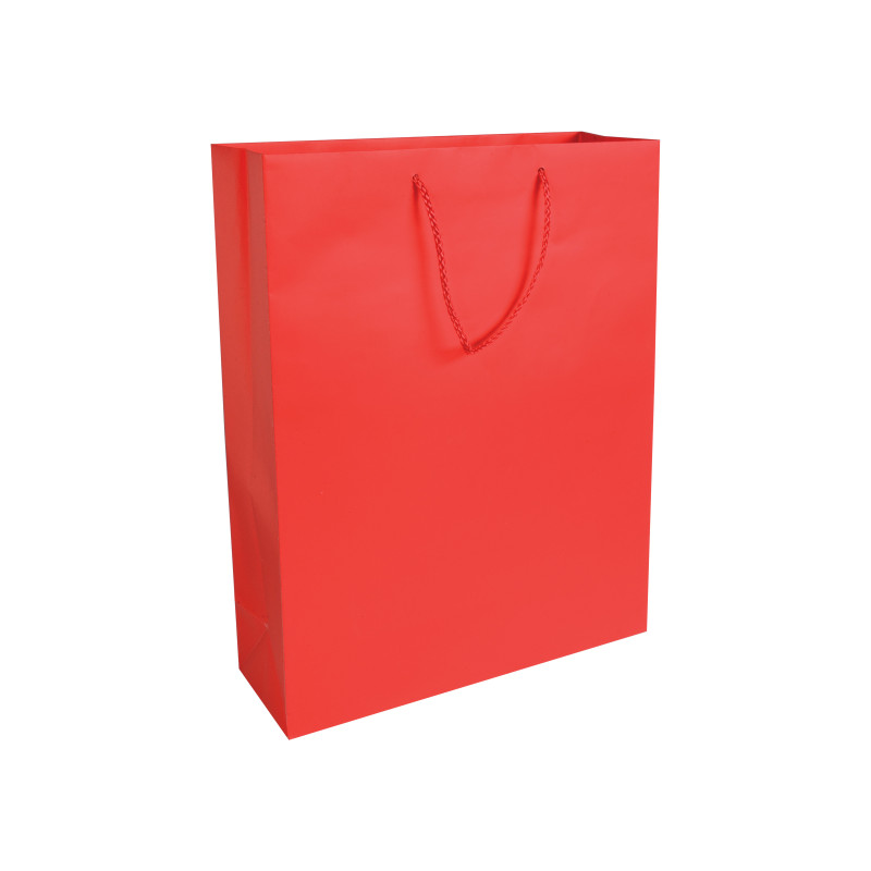 Bolsa de papel laminado mate 35x26x11 cm