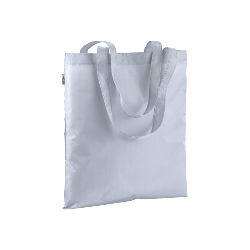 210T RPET shopping bag, long handles
