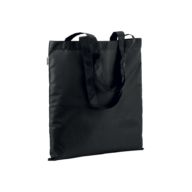 210T RPET shopping bag, long handles