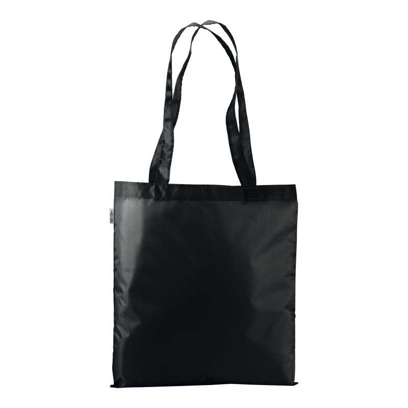 210T RPET shopping bag, long handles