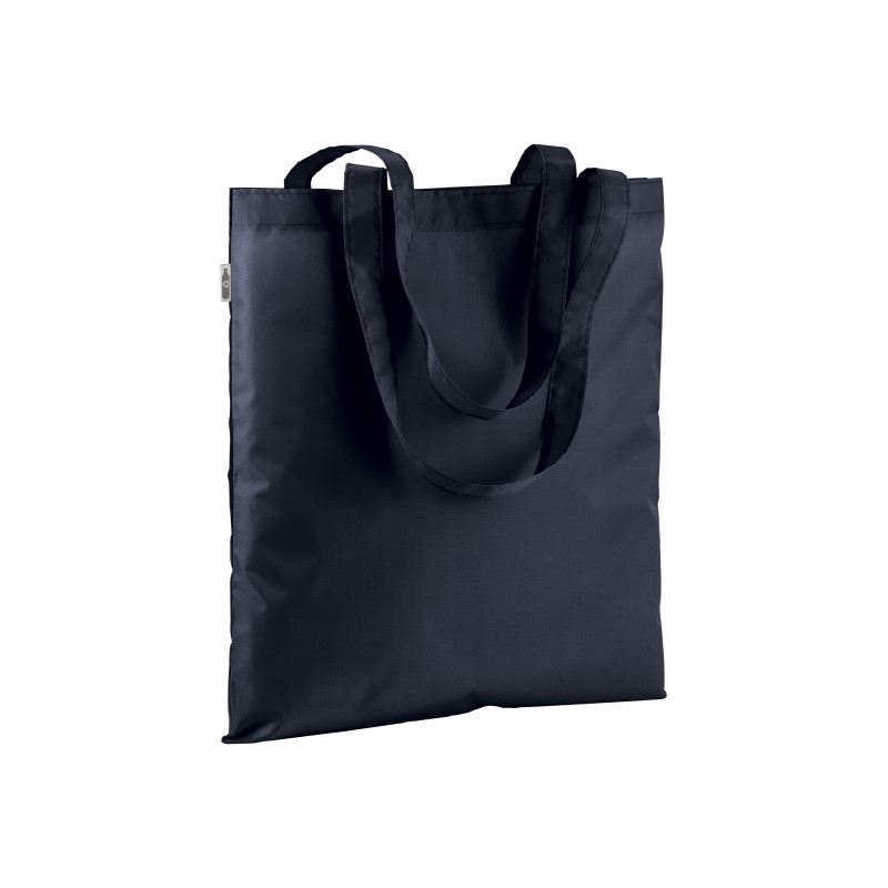 210T RPET shopping bag, long handles