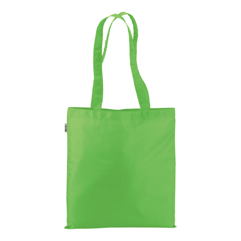 210T RPET shopping bag, long handles