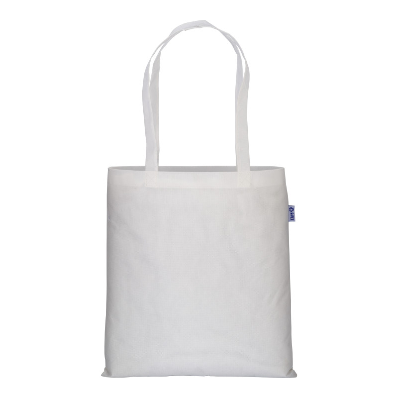 Bolsa de PET reciclado 80 g/m2, Asas largas