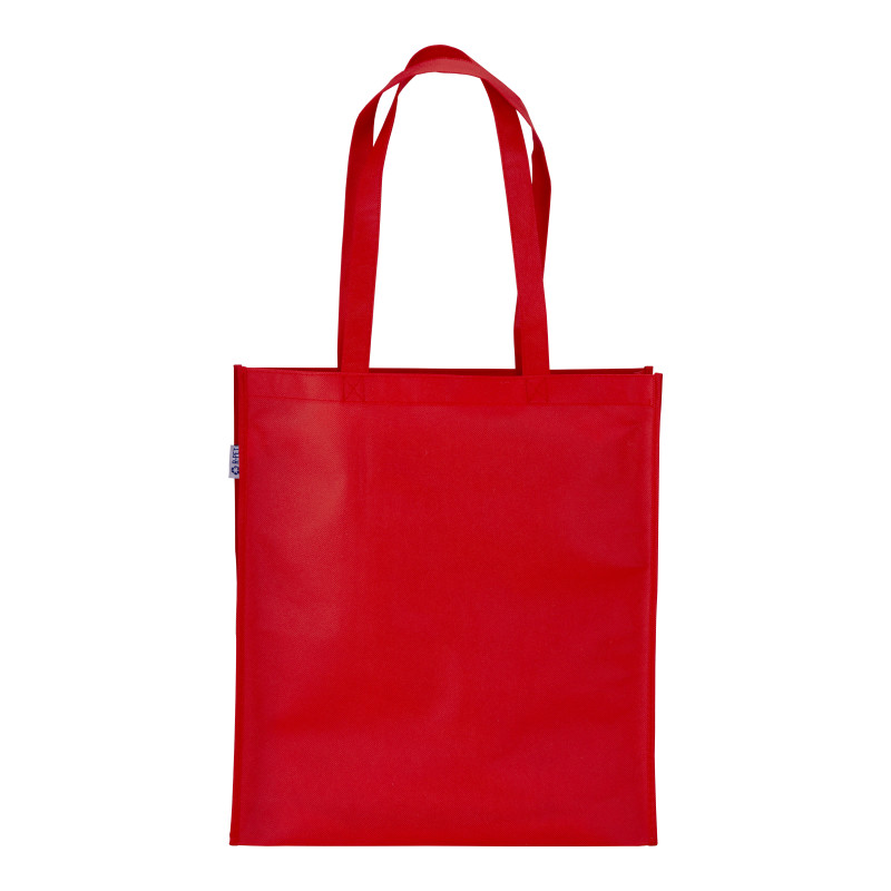 Shopper iBolsa de PET reciclado 80 g/m2, Asas largas y fuelle