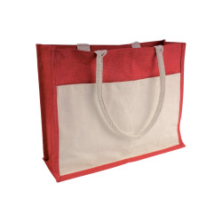 Bolsa de yute con interior...