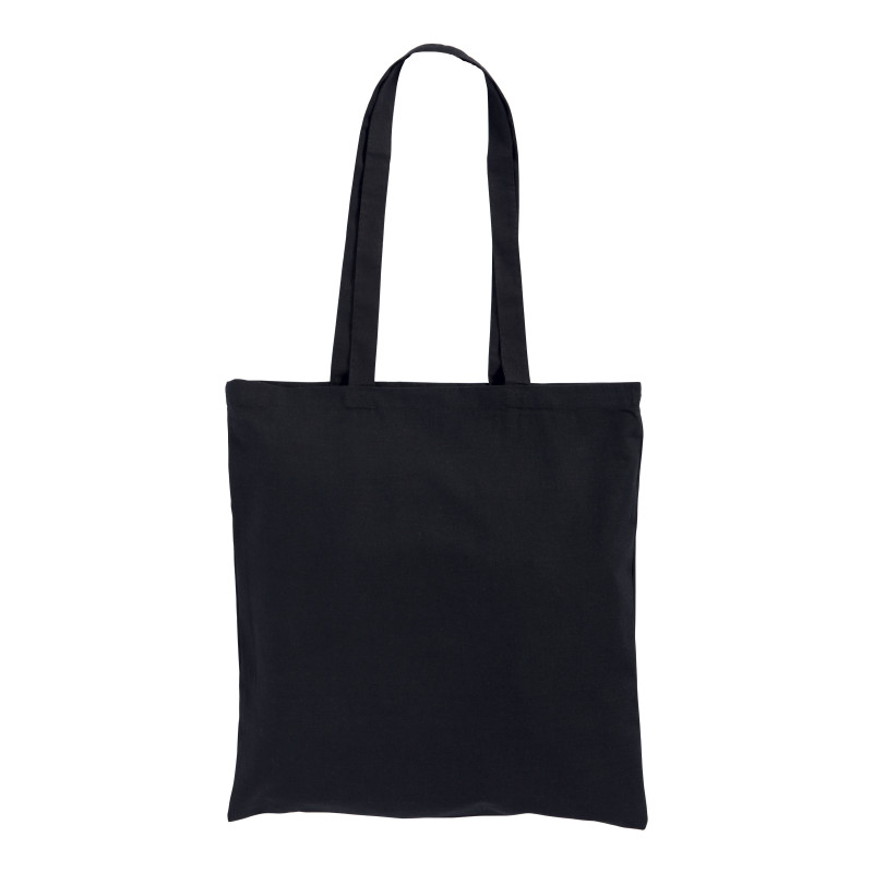 Bolsa de canvas con asas largas.