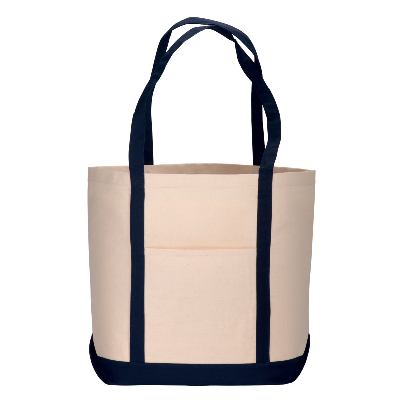 Bolsa con fuelle a la base de algodón natural