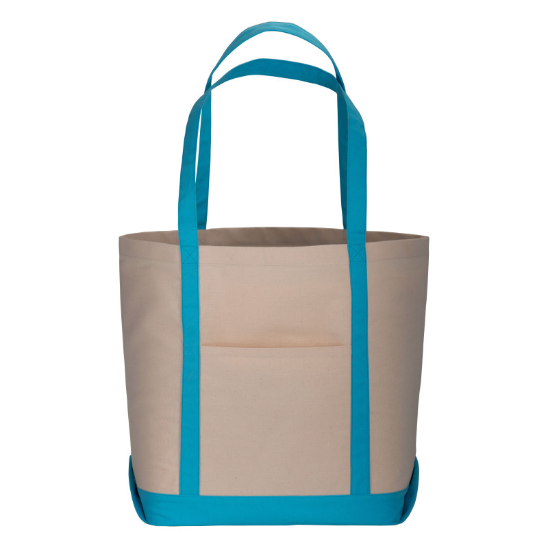 Bolsa con fuelle a la base de algodón natural
