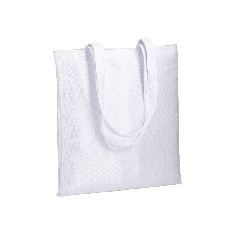 Bolsa en polialgodón brillante 150g / m2, asas largas