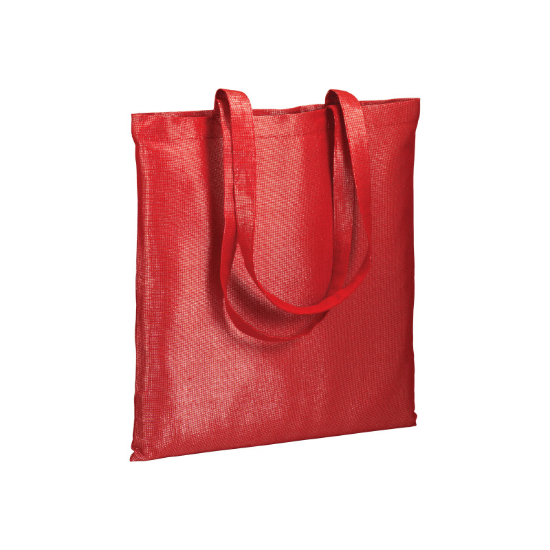 Bolsa en polialgodón brillante 150g / m2, asas largas