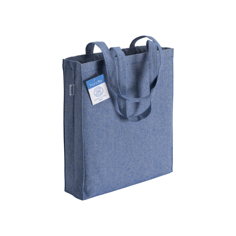 Bolsa de la compra de algodón reciclado neutro en carbono de 280 g/m2