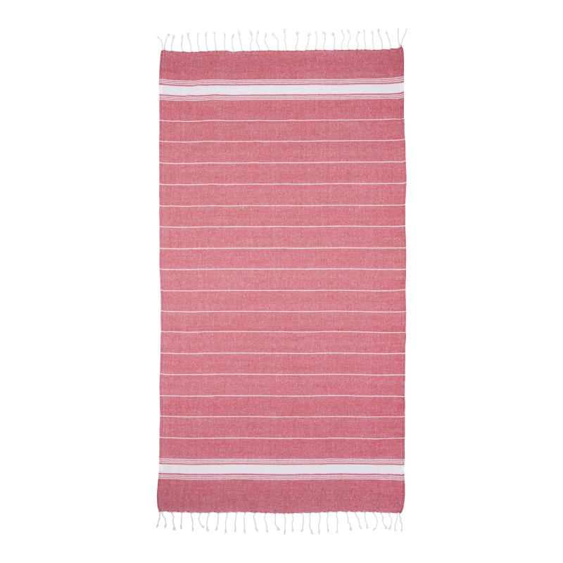 Toalla de playa / Pareo de algodón reciclado 180 g/m2