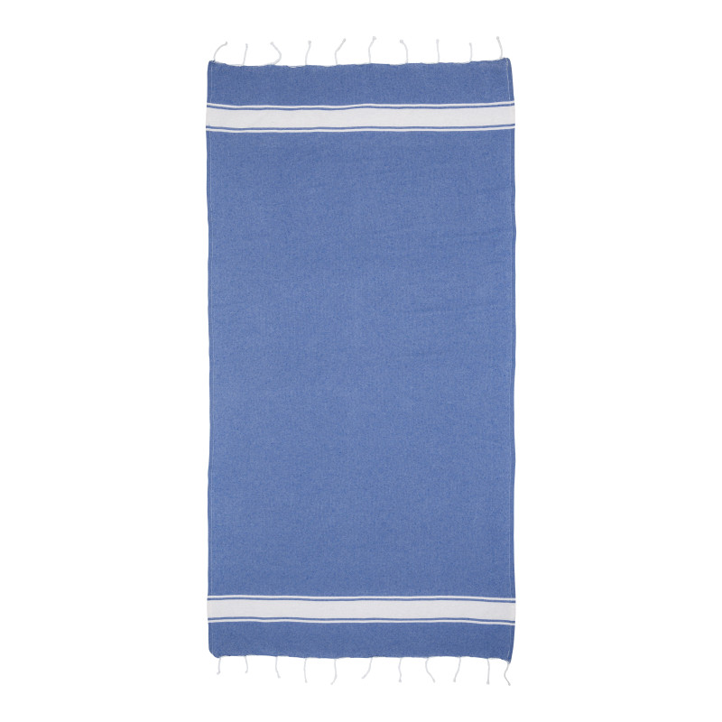 Toalla de playa / Pareo de algodón reciclado 140 g/m2
